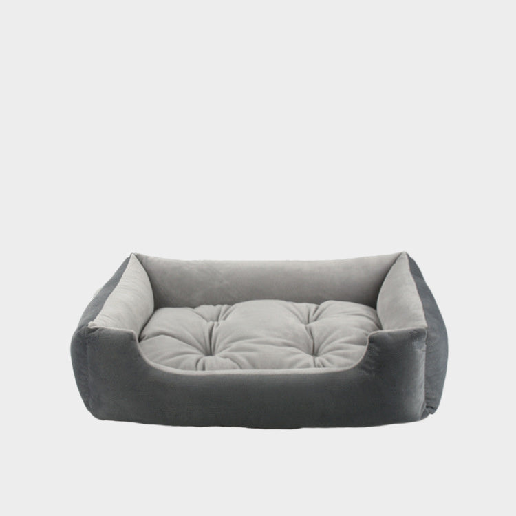 Cama Calmante para Cão e Gato - Sofá Almofadado Pequeno/Médio, Casa Confortável e Aconchegante para Animais de Estimação