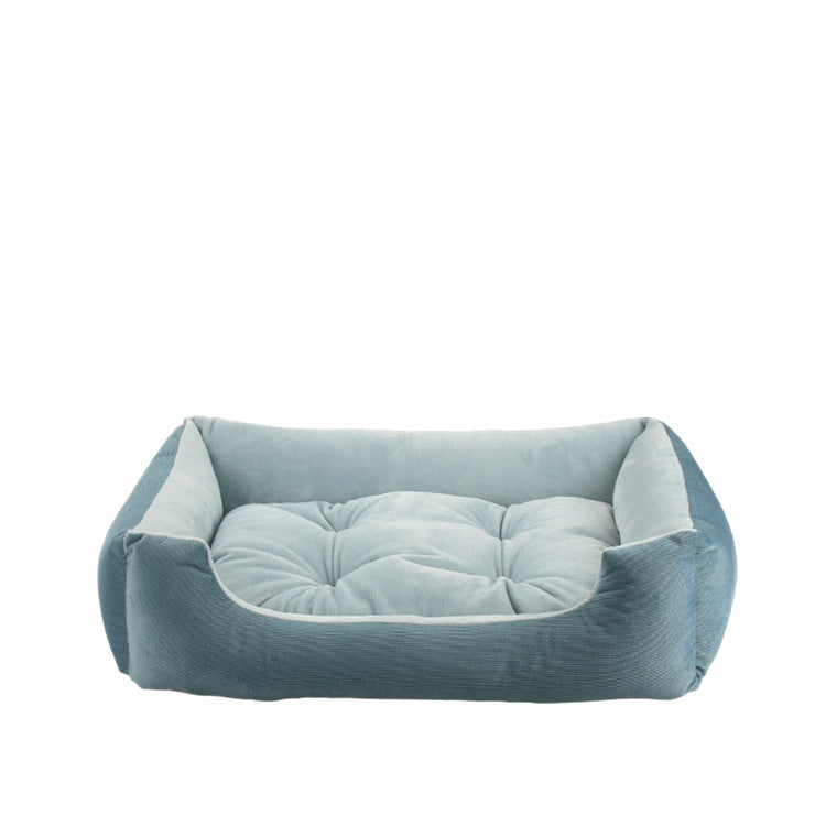 Cama Calmante para Cão e Gato - Sofá Almofadado Pequeno/Médio, Casa Confortável e Aconchegante para Animais de Estimação